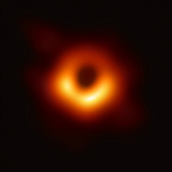 The original EHT image of M87*. Image credit: EHT Collaboration.