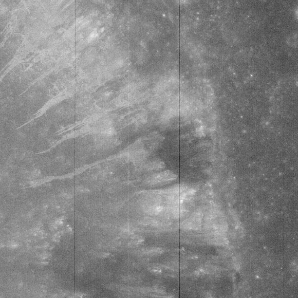 This image of Bruce crater was captured by NASA’s ShadowCam instrument aboard the Korea Pathfinder Lunar Orbiter. Image credit: NASA / KARI / ASU.