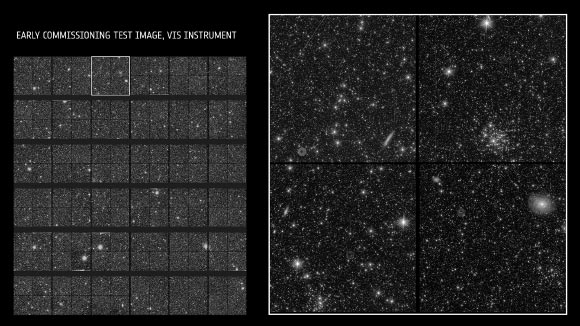 This image was taken during commissioning of Euclid to check that the focused VIS instrument worked as expected. Image credit: ESA / Euclid / Euclid Consortium / NASA.